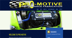 Desktop Screenshot of pro-motive.co.uk