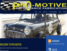Tablet Screenshot of pro-motive.co.uk